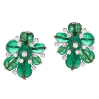 David Webb COUTURE MAYAPPLE FLOWER EARRINGS | Naples, FL 🇺🇸