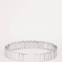 SUZANNE KALAN White Gold and Diamond Golden Age Bangle | London 🇬🇧