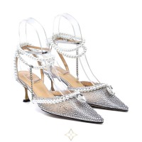 MACH & MACH Faux pearl embellished PVC Pumps S39 | Istanbul 🇹🇷