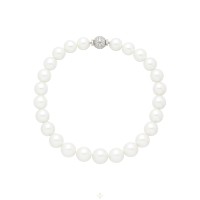 Platinum, South Sea Cultured Pearl and Diamond Necklace | Bangkok 🇹🇭