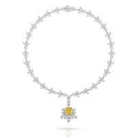 Galaxia Fancy Yellow Diamond and Diamond High Jewellery Necklace | Appenzell 🇨🇭