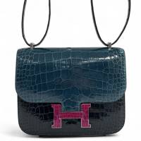 Hermès - Sac Constance III Mini tricolore alligator | Paris 🇫🇷