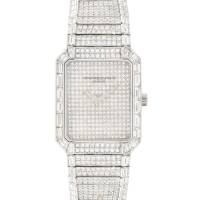 VACHERON CONSTANTIN KALLA SOVEREIGN FULLY LOADED PLATINUM PAVE DIAMOND SET 39549/989P-8 | London 🇬🇧