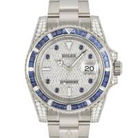 ROLEX SUBMARINER DIAMOND AND SAPPHIRE SET 116659SABR | London 🇬🇧