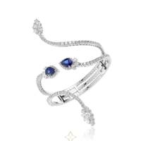 Yeprem Reign Supreme bracelet in white gold, diamonds and sapphire | Avignon 🇫🇷