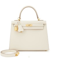 Hermès Craie Epsom Sellier Kelly 25 Gold Hardware, 2025 | Milan 🇮🇹