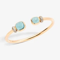 Pomellato Nudo Bangle with Sky Blue Topaz & Diamonds | Brisbane 🇦🇺