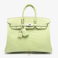HERMÈS  BIRKIN 25 IN JAUNE BOURGEON MATTE ALLIGATOR | Kuwait City 🇰🇼