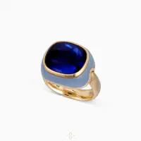 18K Yellow Gold & Sapphire Ring | Lahore 🇵🇰