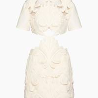 Valentino Garavani  Embroidered Crepe Couture Short Dress | New York 🇺🇸