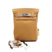 Hermes Natural Sable Gold Togo Hac a Dos PM Unisex Backpack | Seoul 🇰🇷