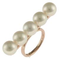 TASAKI BALANCE SIGNATURE RING 10 NO. 18K PINK GOLD AKOYA PEARL | Tokyo 🇯🇵