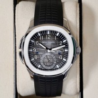 Patek Philippe Aquanaut Travel Time Black Stainless Steel 40.5 mm - 5164A | London 🇬🇧