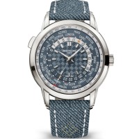 Patek Philippe Complications 5330G-001 Blue Dial World Time Date Denim Calfskin strap 2024 40mm | Bangkok 🇹🇭