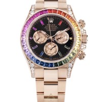 Rolex Cosmograph "Rainbow" Daytona 116595RBOW 40mm rose gold | Geneva 🇨🇭