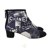 Chanel S/S 2020 Graffiti Logo Printed Ankle Boots (Size 38) | Toronto 🇨🇦