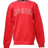 Louis Vuitton x Supreme red cotton-viscose crewneck Arc Logo LV-monogram sweatshirt | Central 🇭🇰