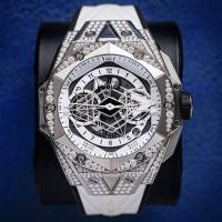 HUBLOT SANG BLEU II FACTORY DIAMONDS MY2022 [418.NX.2001.RX.1604.MXM20] Atlanta, GA 🇺🇸