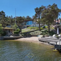 Magnificent lakeside property at Kyrksundsvägen 20 for Sale | Stockholm 🇸🇪