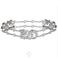 CARTIER ICONIC "THREE DRAGON" DIAMOND BRACELET IN 18KT WHITE GOLD | Toronto 🇨🇦