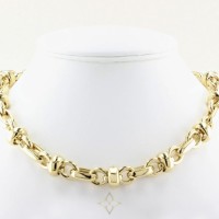 Pomellato Chunky 18ct Yellow Gold Chain Necklace | London 🇬🇧