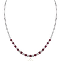 17.51 carats Ruby and Diamond Necklace | Surrey 🇬🇧