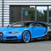 2017 BUGATTI CHIRON French Racing Blue & Black Carbon Fibre | Kent 🇬🇧