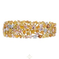 Multi-Colored Diamond Bracelet, 42.40 Carats | Louisiana 🇺🇸