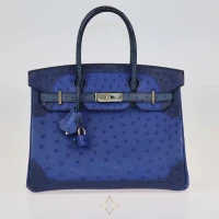 HERMES TRICOLOR OSTRICH GHILLIES BIRKIN 30 | Dubai 🇦🇪