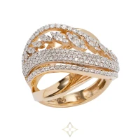 ILLUME RING IN YELLOW GOLD AND DIAMONDS | São Paulo 🇧🇷