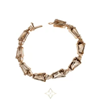 DNA BRACELET IN ROSE GOLD, SMOKED QUARTZ, MURION QUARTZ AND DIAMONDS | São Paulo 🇧🇷