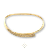 LUX NECKLACE IN YELLOW GOLD WITH DIAMONDS | São Paulo 🇧🇷