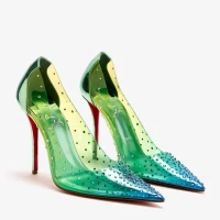 CHRISTIAN LOUBOUTIN  Miss Z Degrastrass PVC 100 pumps | Dubai 🇦🇪