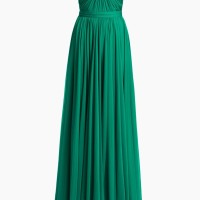 Reem Acra Strapless Silk Chiffon A-Line Gown | New York 🇺🇸