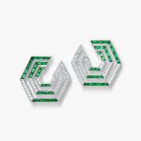 Emerald and Diamond Concentrica Earrings | Central 🇭🇰