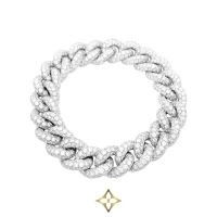 POMELLATO BRACELET, “CATENE”, WHITE GOLD AND DIAMONDS | Paris 🇫🇷