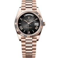 Rolex Day-Date 40mm 228235-0055 Black Smoke Roman Dial, Unworn 2025 | Dubai 🇦🇪