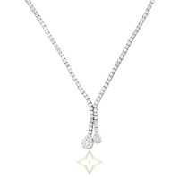 RIVER NECKLACE EXCELLENCE 18K WHITE GOLD & DIAMONDS | Casablanca 🇲🇦