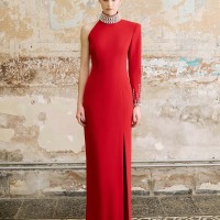 Sofia One-Sleeve Maxi Evening Dress | Istanbul 🇹🇷