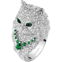 BOUCHERON White Gold and Diamond Wladimir the Cat Ring | London 🇬🇧