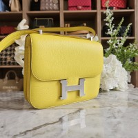 HERMÈS CONSTANCE 18, CHEVRE, JAUNE CITRON PHW | Copenhagen 🇩🇰