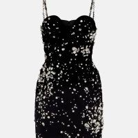 OSCAR DE LA RENTA Crystal-embellished minidress | Munich 🇩🇪