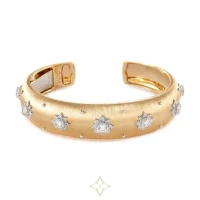 BUCCELLATI MACRI CUFF BRACELET 18K YG & DIAMONDS | Amsterdam 🇳🇱