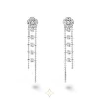 CHANEL Bouton de Camélia Transformable Earrings 18-kt White Gold & Diamonds | Lisbon 🇵🇹