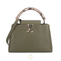 Louis Vuitton Taurillon/Snake Skin Capucines MM Khaki | Johannesburg 🇿🇦