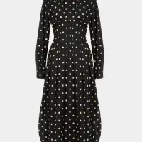 MOSCHINO All Over Polka Dot Print Poplin Dress | PA 🇺🇸