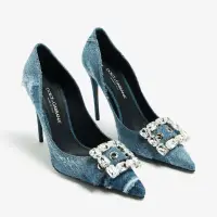 DOLCE&GABBANA  Patchwork denim pumps | Dubai 🇦🇪