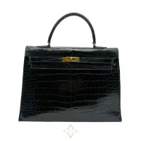 HERMES Kelly 35 vintage crocodile leather | Rome 🇮🇹