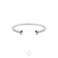 POSSESSION OPEN BANGLE BRACELET White gold, diamond bangle bracelet | Athens 🇬🇷
