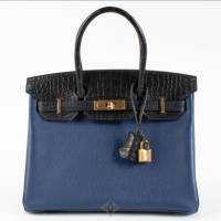 Hermès Birkin 30 Touch Bleu Saphir/Bleu Marine Novillo/Alligator GHW | Antwerp 🇧🇪